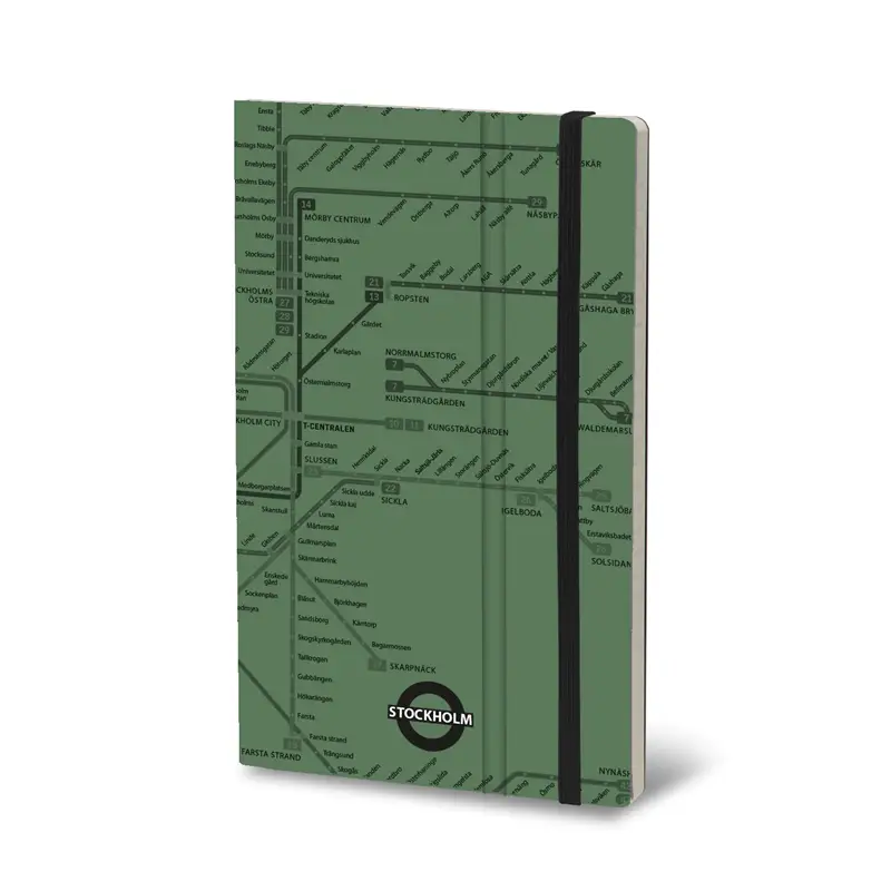 STIFFLEX Underground Stockholm 13x21 Notebook
