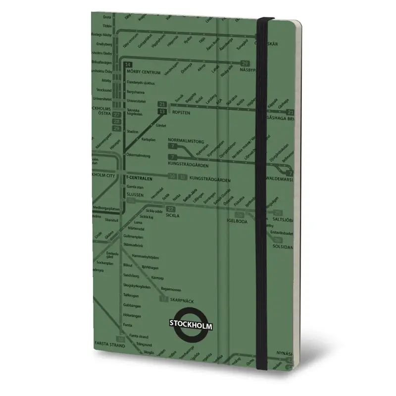 STIFFLEX Underground Stockholm 19x25 Notebook