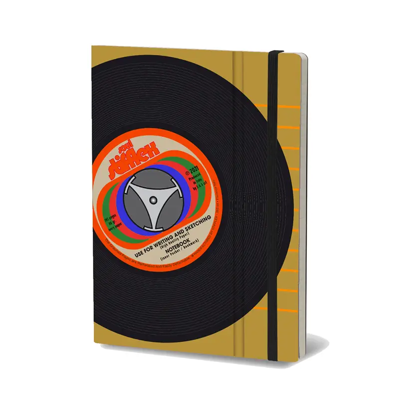 STIFFLEX 33 RPM VINYL Rock Journal Notebook 15x21