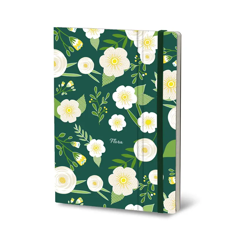 STIFFLEX Flora Hellebore 15x21 Notebook
