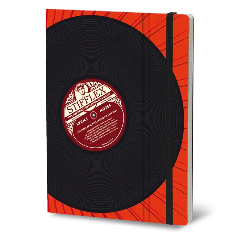 STIFFLEX 33⅓ RPM VINYL Lyrics 19x25 Notebook