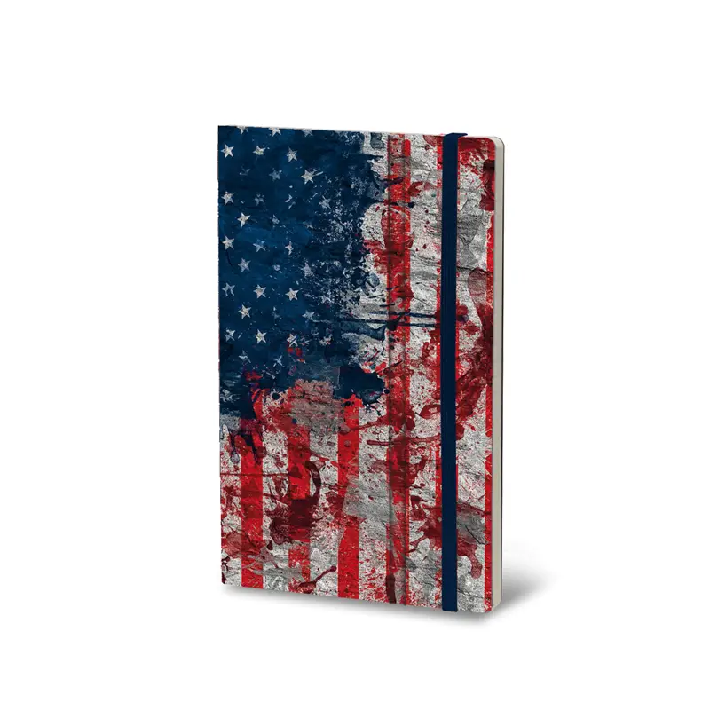 STIFFLEX Flag USA 9x14 Notebook