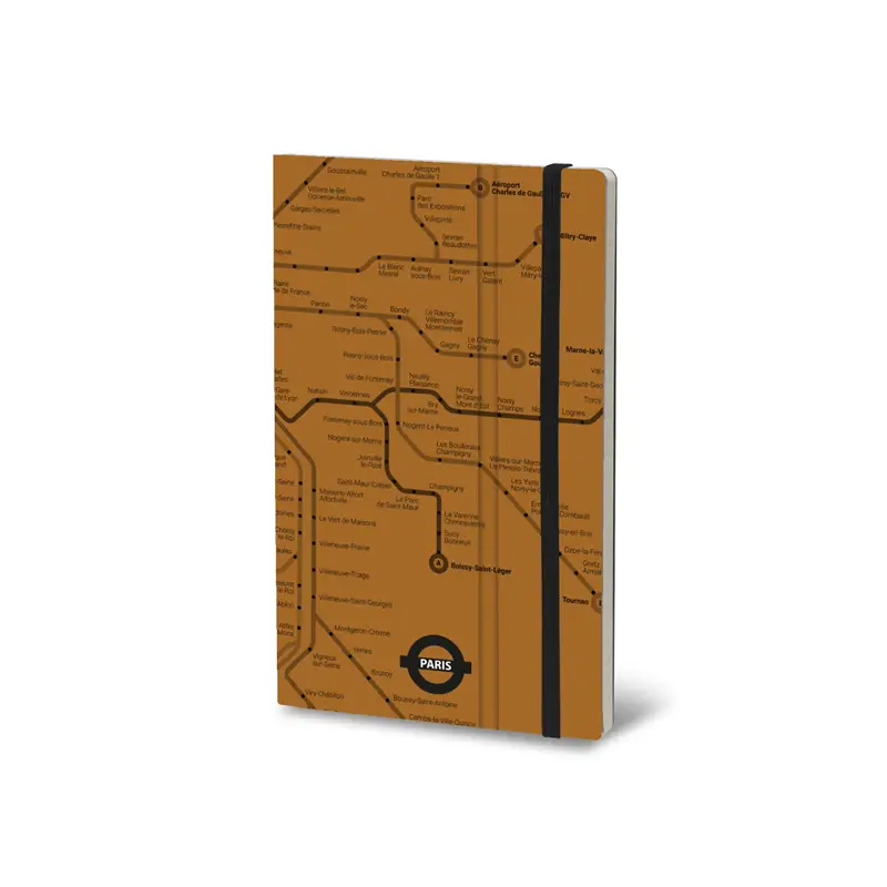 STIFFLEX Underground PARIS 9x14 Notebook