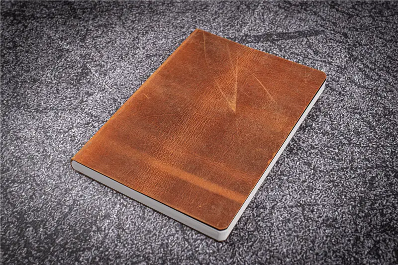 Galen Leather - Leather Notebook - Tomoe River Paper - A5 - Crazy Horse Brown