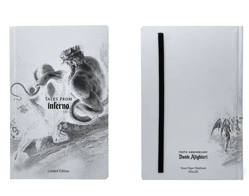 Pininfarina Stone Paper Notebook 700th Dante Alighieri