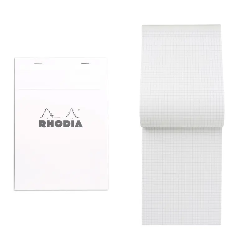 Blocco RHODIA N°16 Ice White 