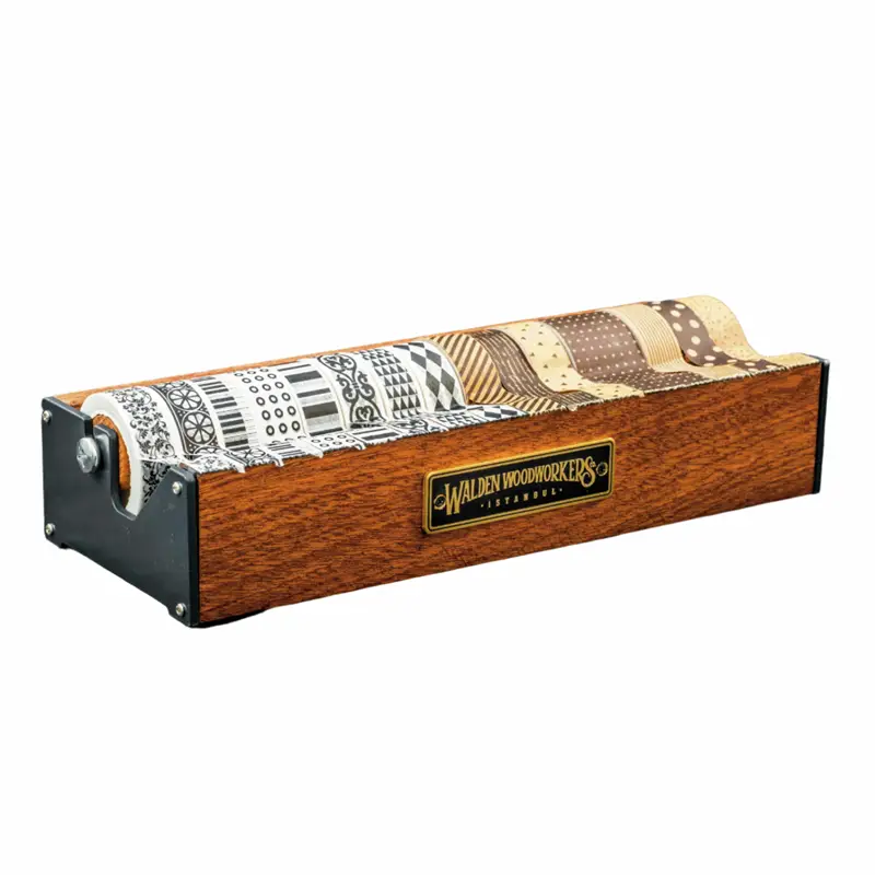 Galen Leather Wooden Multi Washi Tape Dispenser