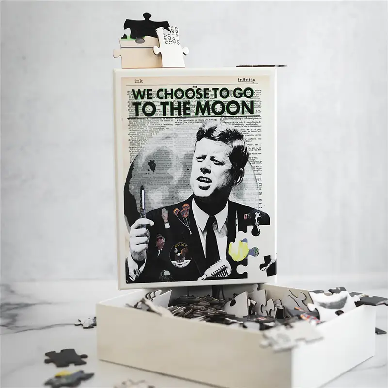 Esterbrook "We Choose to Go to the Moon" JFK Themed Puzzle