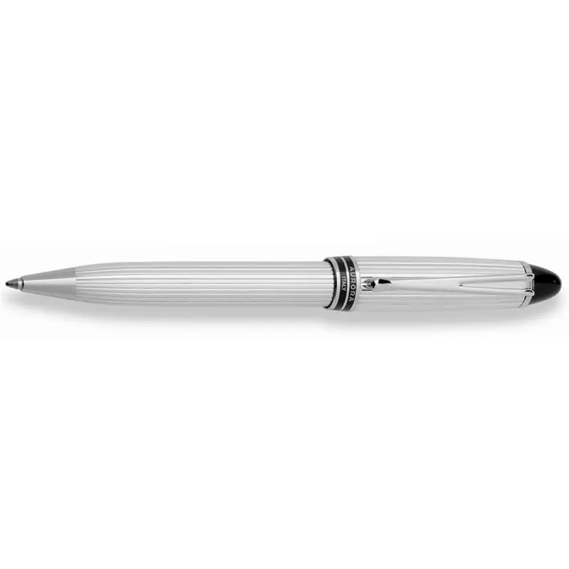 Aurora IPSILON Silver (B34) Ballpoint Pen - Penna a Sfera