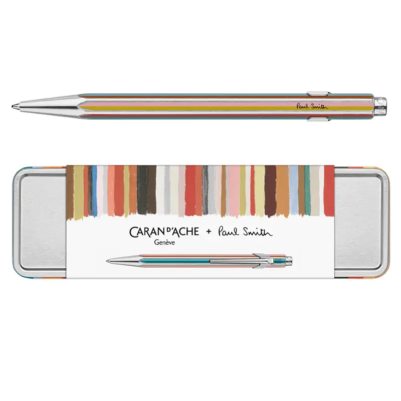 Caran d'Ache Paul Smith Ed. 5 Silver Ballpoint Pen - Sfera