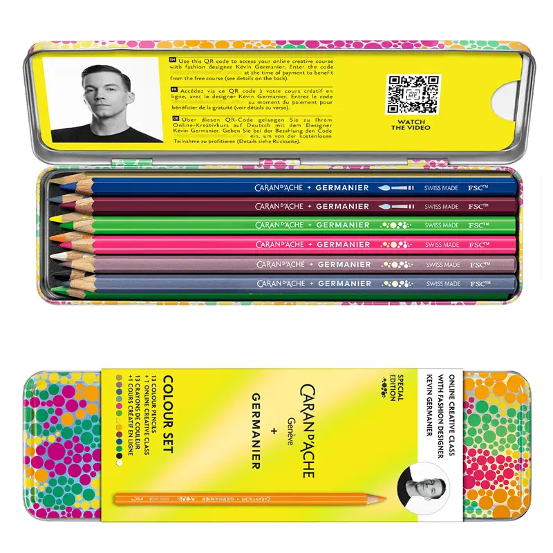 Caran d'Ache Colour Pencils Set GERMANIER – Special Edition