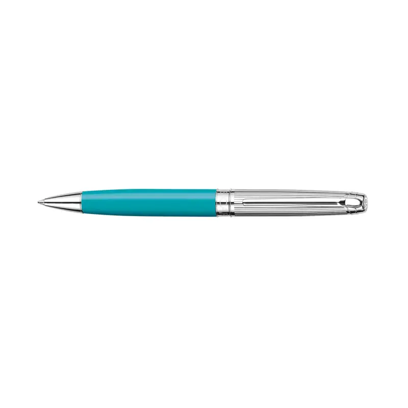 Caran d'Ache Leman Bicolor Turquoise Ballpoint Pen - Sfera