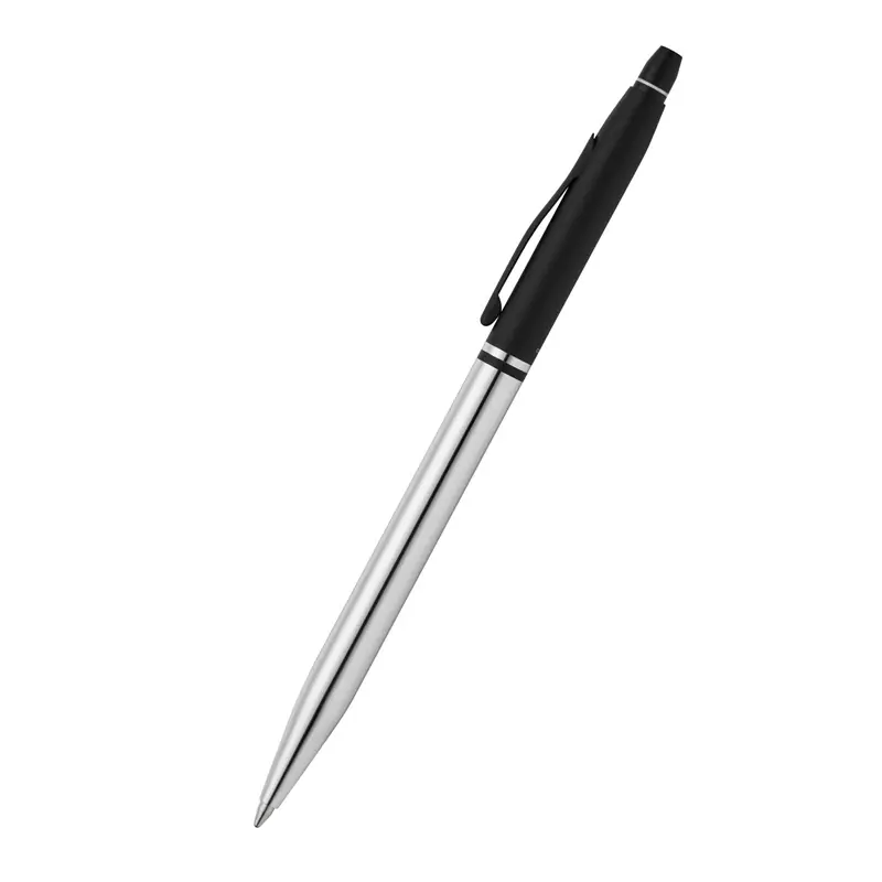 Cross Click TUXEDO Satin Metallic Chrome Ballpoint Pen - Sfera