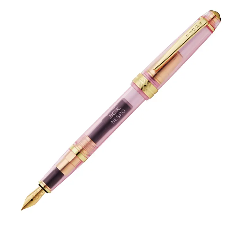 Cross Bailey Light Translucent Pink GT Fountain Pen - Stilografica