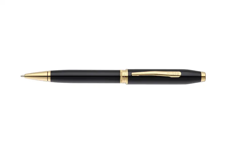 Cross Foundry Black Gold Ballpoint Pen - Sfera