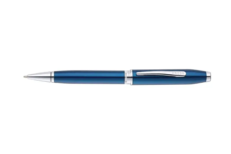 Cross Foundry Translucent Blue Ballpoint Pen - Sfera