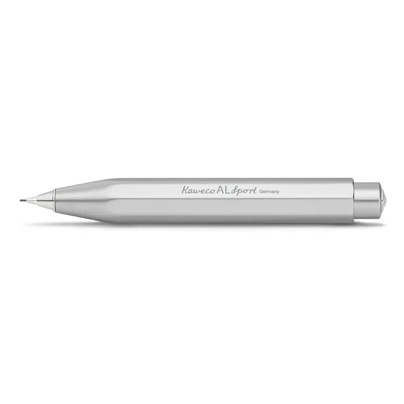 Kaweco AL Sport Stonewashed Blue Penna a sfera o stilografica di lusso con incisioni, marchi Parker, Waterman, Cross, Sheaffer, Diplomat, Lamy
