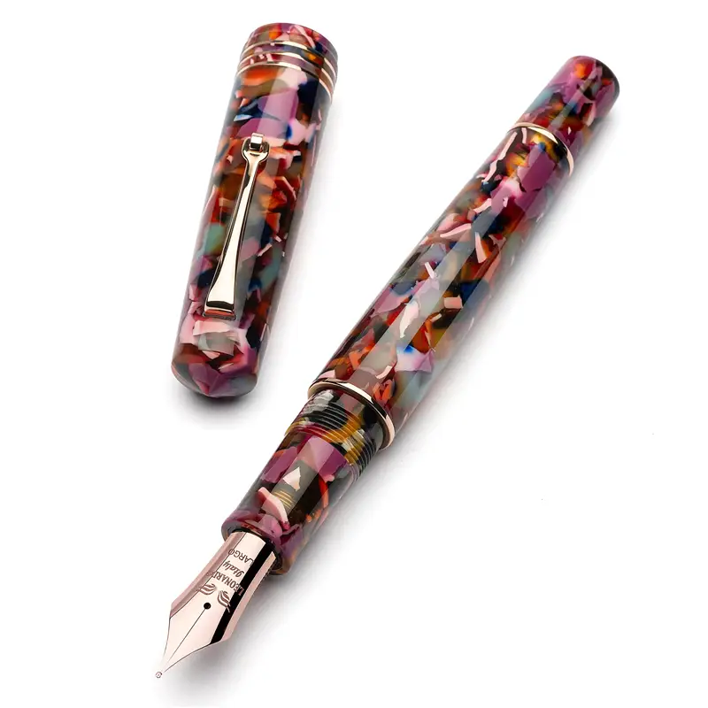 Leonardo MZG Confetti RGT #8 Steel nib  - Stilografica