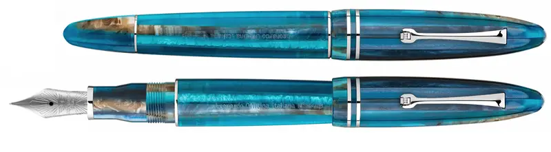 Leonardo Furore Grande Hawaii HT Steel nib Fountain pen - Stilografica