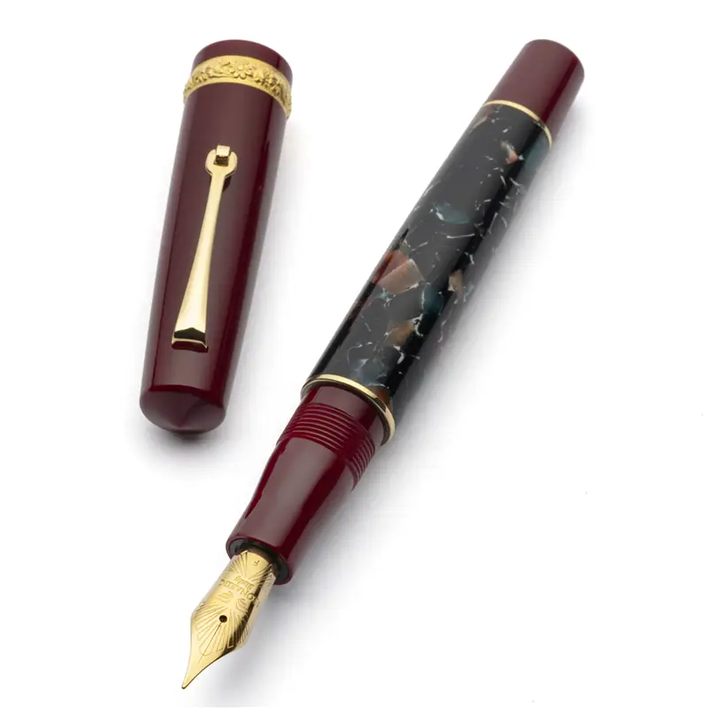 Leonardo x Dolcevita® Momento Zero Marmo Pompei GT Fountain Pen - Stilografica