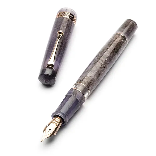Victop Penna Piuma Stilografica Retrò Set, Set di Cartoline d'Inchiostro Penna Piuma con 17