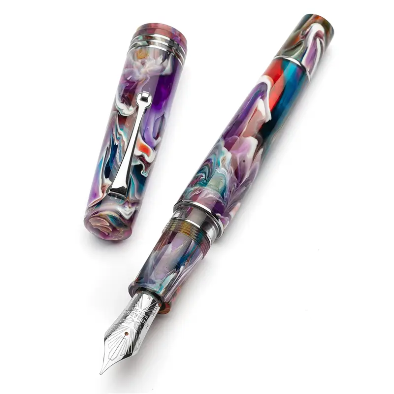Leonardo MZG 2.0 Primary Manipulation 1 Vesuvius 14k #8 Gold nib - Fountain Pen - Stilografica