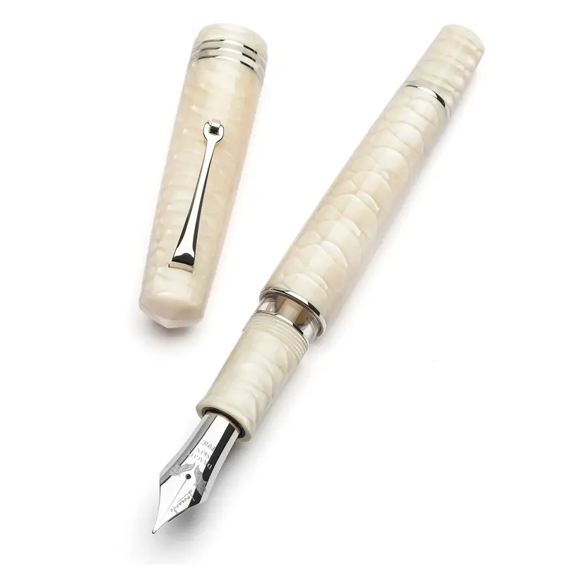 Leonardo MZG2.0 Dragon Skin Ivory – #8 steel nib Fountain Pen - Stilografica
