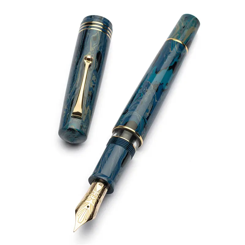 Leonardo MZG2.0 Begonia Ebonite #8 14k gold nib Fountain Pen - Stilografica