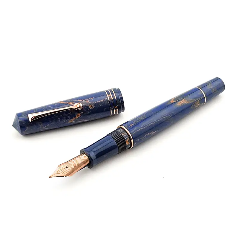 Leonardo MZG Blue Ebonite RGT  - Stilografica