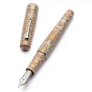 Leonardo MZG Micarta Africa Titanium nib #8