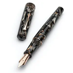 Leonardo MZG Mother of Pearl "Cappuccino" #8 Gold nib