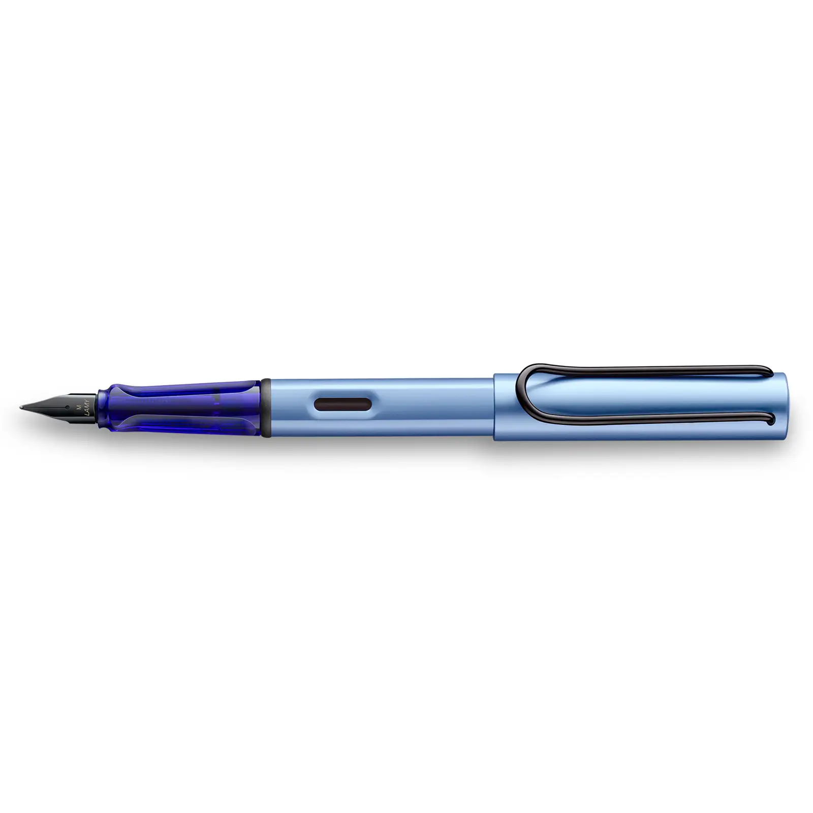Penna Stilografica Lamy AL-star Black - Pennino Acciaio M, Corpo Alluminio, Cartuccia Blu Inclusa - Foto 10