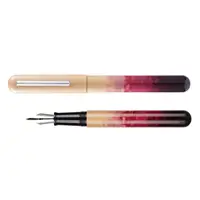 IKKAKU by Nahvalur: Gradient Urushi Zhu-Dan (Cinnabar Red) Fountain Pen - Stilografica