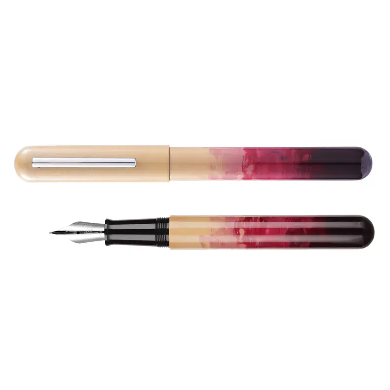 IKKAKU by Nahvalur: Gradient Urushi Zhu-Dan (Cinnabar Red)  - Stilografica