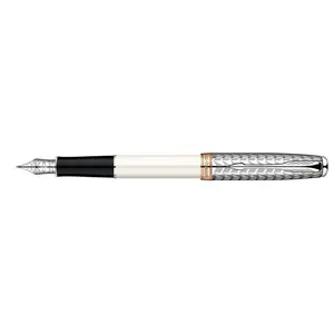 Parker Sonnet Metal and Pearl