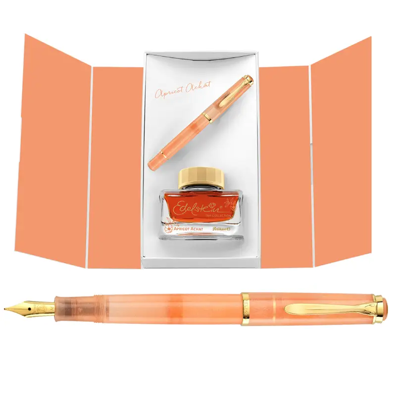 Pelikan M200 Apricot Achat 2025 Fountain Pen - Stilografica