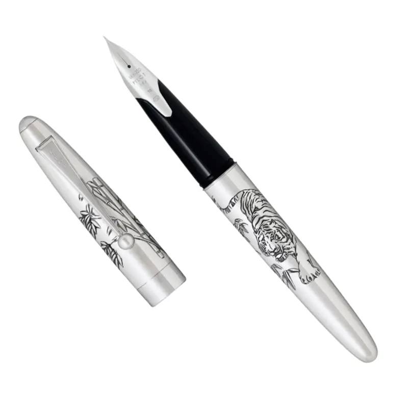 Pilot Art Craft Silvern Tiger Fountain Pen - Stilografica