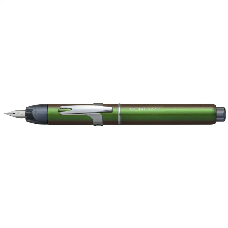 Platinum Curidas Stones Sphene Green Retractable - Stilografica