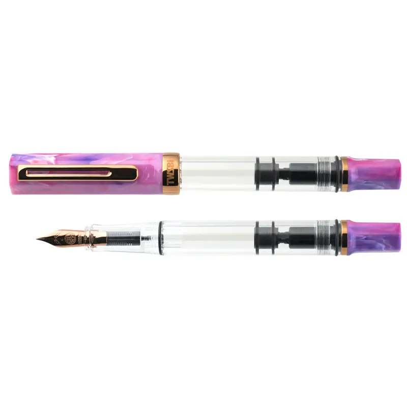 TWSBI ECO Fluorite Purple with Bronze Fountain Pen - Stilografica