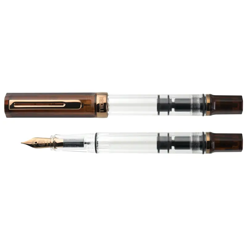 TWSBI ECO Rootbeer with Bronze Fountain Pen - Stilografica