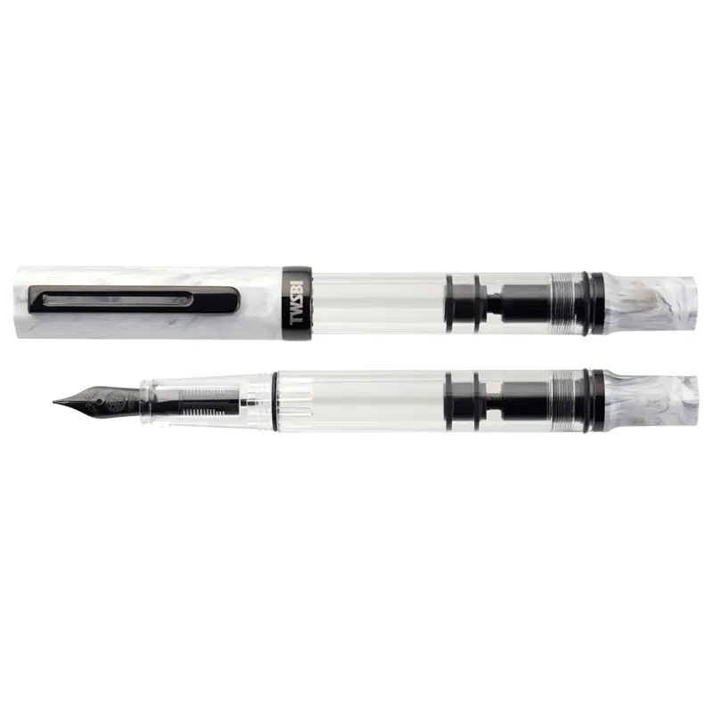 TWSBI ECO Carrara & Onyx Fountain Pen - Stilografica