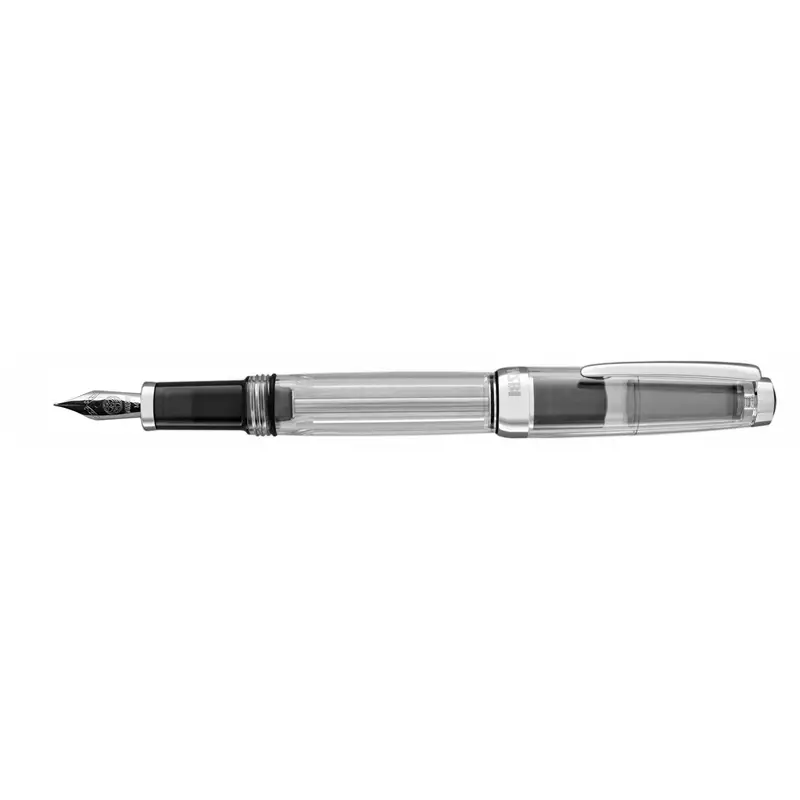 TWSBI Vac Mini Füllfederhalter – Vakuum-Füllsystem, Smoke, Stahlfeder