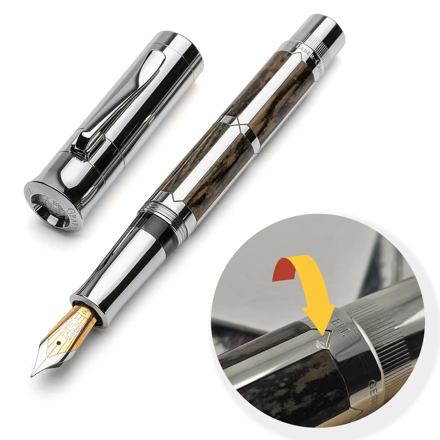Graf von Faber-Castell 鉛筆セット Perfect Pencil, Sterlingsilver