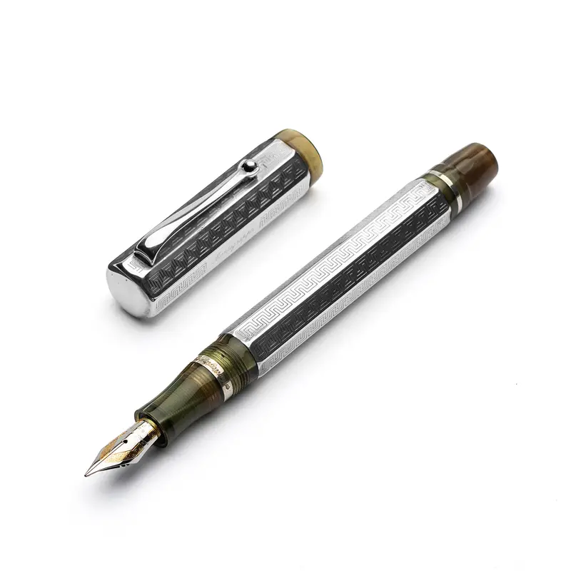 Montegrappa Eleganza Silver & Green  - Stilografica