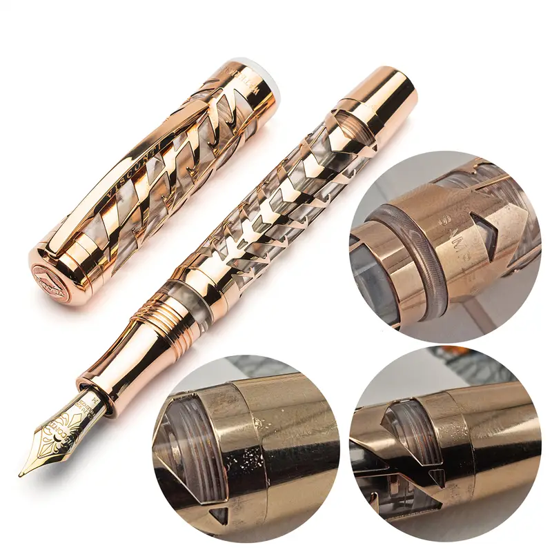 Visconti Limited Edition Skeleton Watermark RGT Fountain Pen - Stilografica