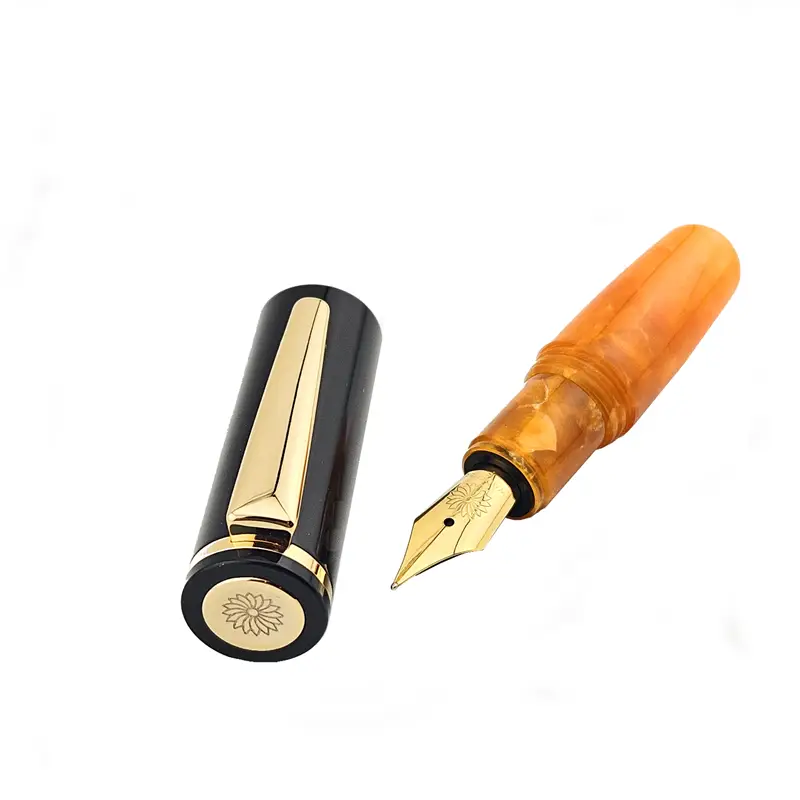 WANCHER PuChiCo Black & Orange - Stilografica